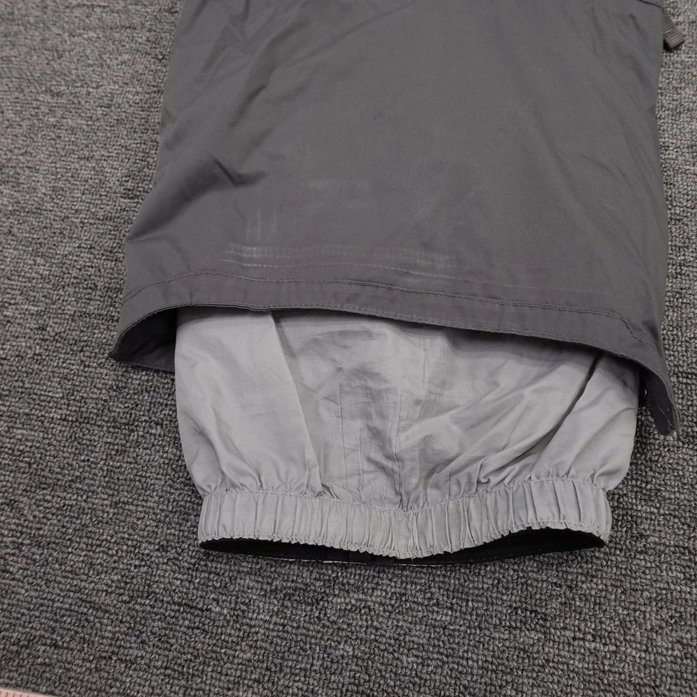 Vintage Burton Snow Pants Mens Medium 34x32 Gray Cargo Waterproof Ski Y2K